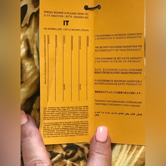 Just Cavalli animal print button down shirt. NWT in size M. - Picture 15 of 16